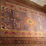 Esfahani Persian Rug Gallery
 ORIGIN: IRAN/ STYLE: GHAZVIN / DESIGN: MEDALION
 PILE: WOOL / FOUNDATION: COTTON
 LENGTH FT: 11.15/ WIDTH FT: 4.76/ SQF: 53.07
 LENGTH M: 3.40 / WIDTH M: 1.45/ SQM: 4.93
 APPROX AGE: OVER 50 YEARS / APPROX KPSI: 150
 INVENT # 1106	



