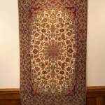 Esfahani Persian Rug Gallery
 ORIGIN: IRAN/ STYLE: ISFAHAN / DESIGN: MEDALION
 PILE: FINE WOOL & SILK / FOUNDATION: SILK
 LENGTH FT: 5.31/ WIDTH FT: 3.48/ SQF: 18.48
 LENGTH M: 1.62 / WIDTH M: 1.06/ SQM: 1.72
 APPROX AGE: OVER 15 YEARS NEW / APPROX KPSI: 450
 INVENT # 1109	



