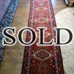Esfahani Persian Rug Gallery
 Origin: IRAN/ STYLE: GHARAJEH / DESIGN: RUNNER
 Pile: WOOL / FOUNDATION: COTTON
 Length FT: 9.71/ WIDTH FT: 2.30/ SQF: 22.30
 Length M: 2.96 / WIDTH M: 0.70/ SQM: 2.07
 Approx age: OVER 15 YEARS NEW / APPROX KPSI: 100
 Invent # 1144	

