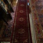 Esfahani Persian Rug Gallery
 Origin: IRAN/ STYLE: HAMEDAN / DESIGN: RUNNER
 Pile: WOOL / FOUNDATION: COTTON
 Length FT: 15.98/ WIDTH FT: 2.95/ SQF: 47.18
 Length M: 4.87 / WIDTH M: 0.90/ SQM: 4.38
 Approx age: OVER 15 YEARS / APPROX KPSI: 150
 Invent # 1148	



